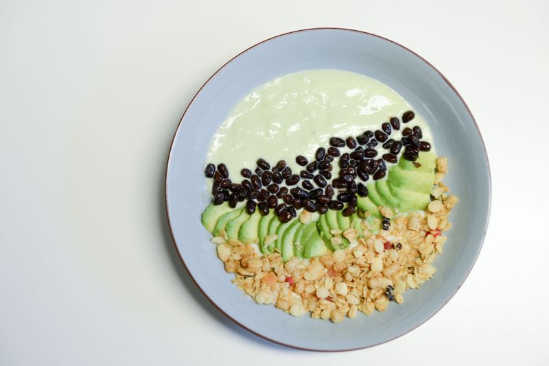 Fresh colorful food dishes at Zupas