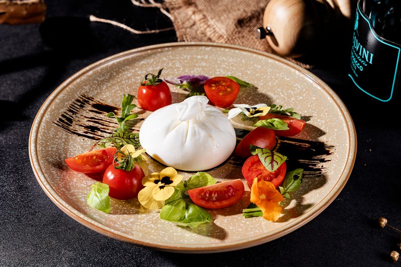 Caprese pesto panini with fresh mozzarella and basil
